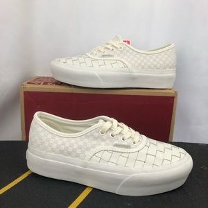 Vans Woven Leather Platform